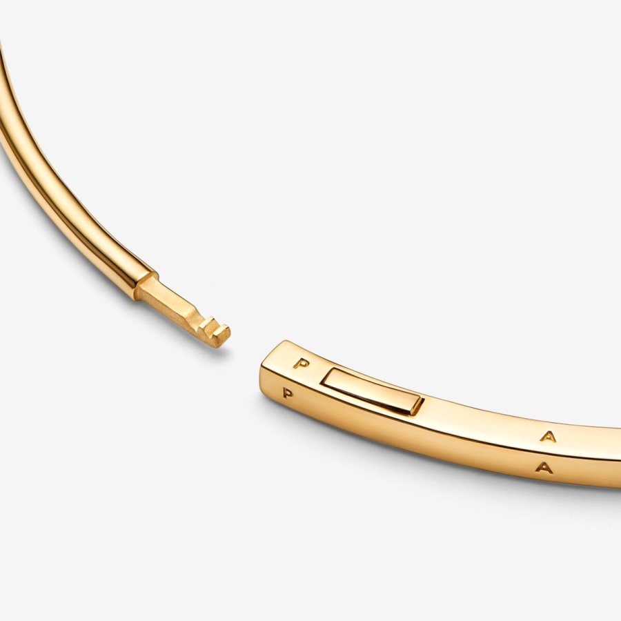 Pandora Signature I-D Bangle Altın | 846-MNGEBD