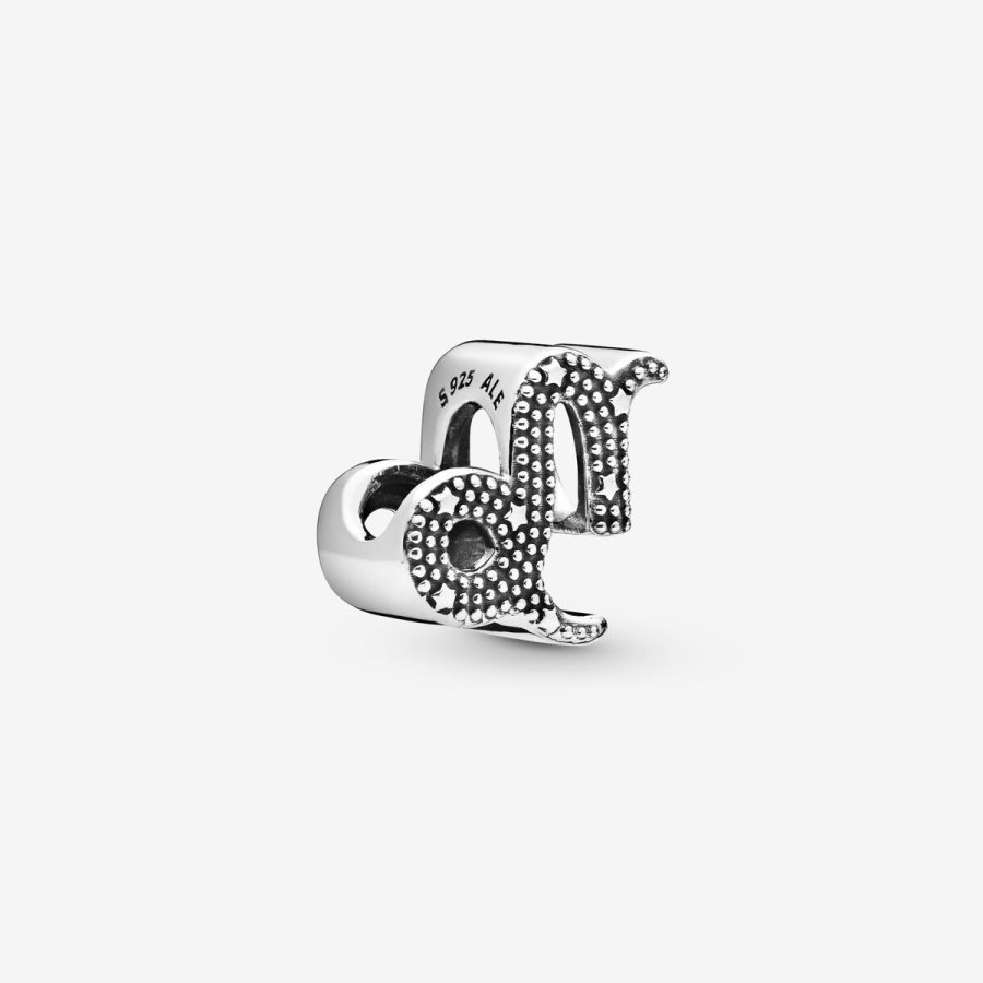 Pandora Sparkling Capricorn Zodiac Charm Gümüş | 625-EXNBHI