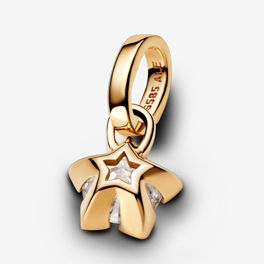 Pandora Star Pendant 0.25 carat tw 14k Gold Altın | 582-BANWCK