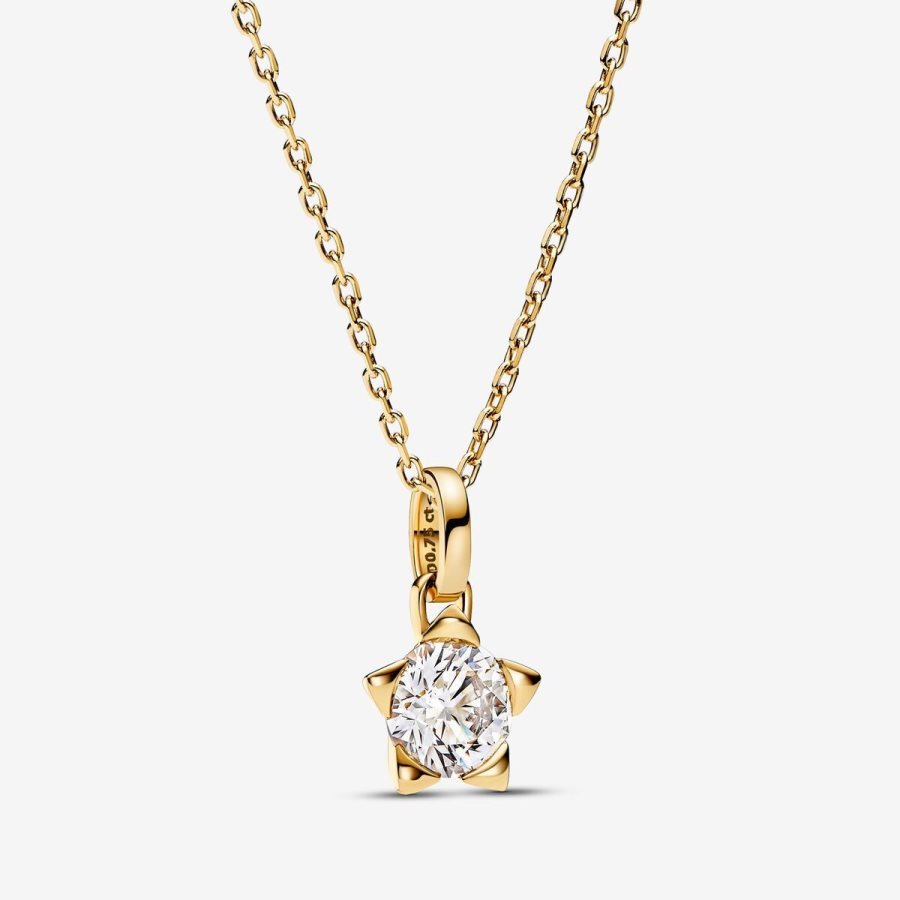 Pandora Star Pendant 0.75 carat tw 14k Gold Altın | 634-JCBXSY