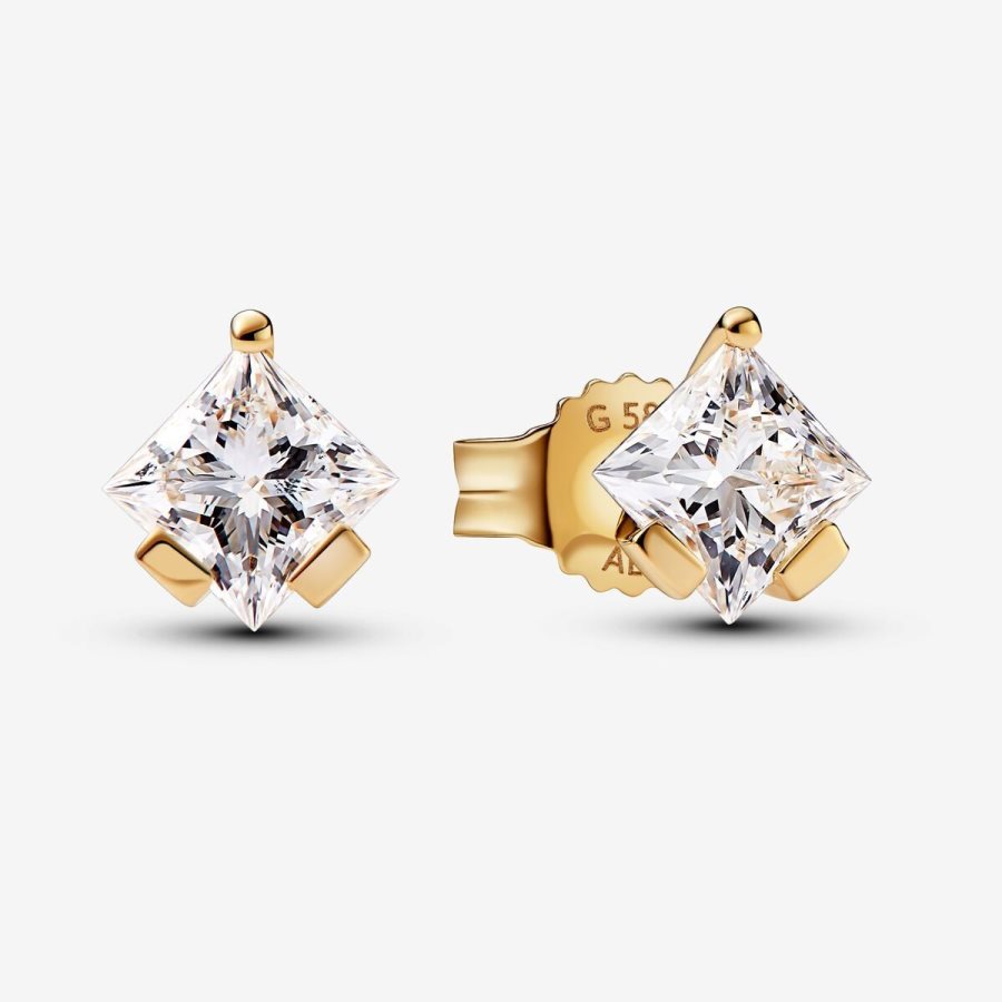 Pandora Stud Earrings 1.00 carat tw 14k Gold Altın | 840-MZSJBK