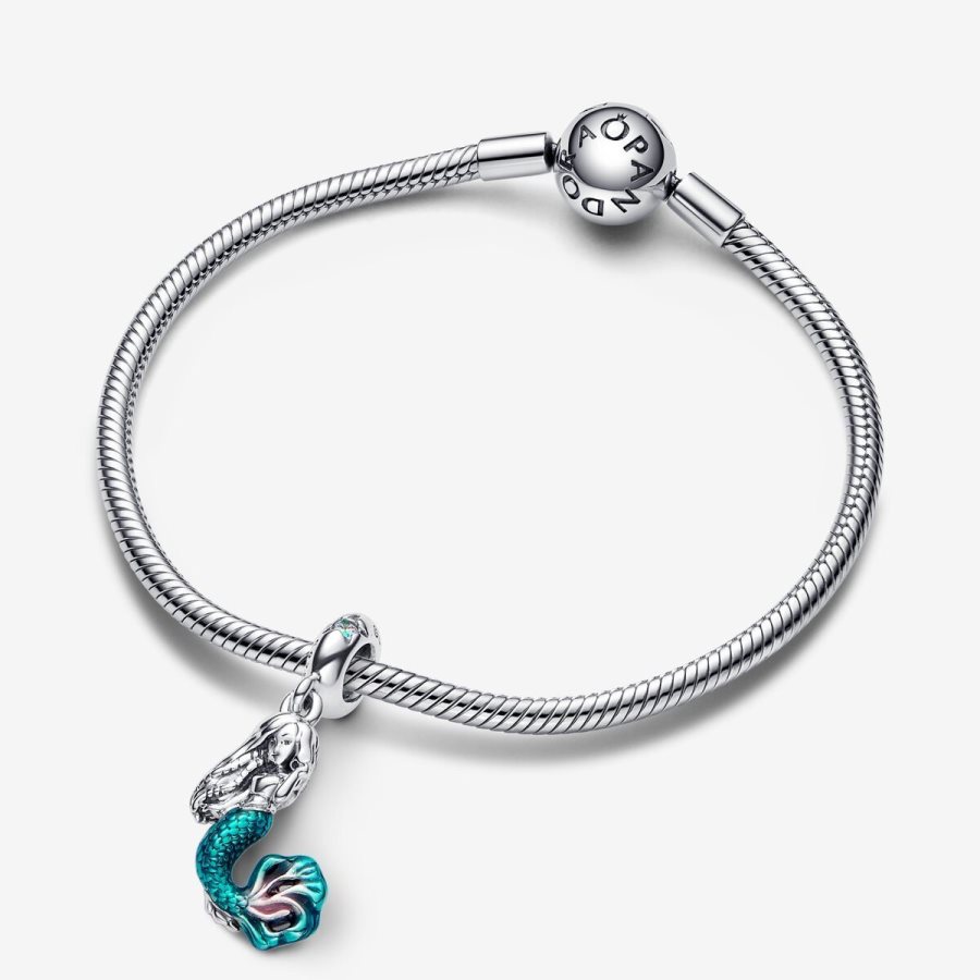 Pandora The Little Mermaid Ariel Dangle Charm Gümüş | 832-ZXECLT
